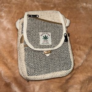 Hemp crossbody bag